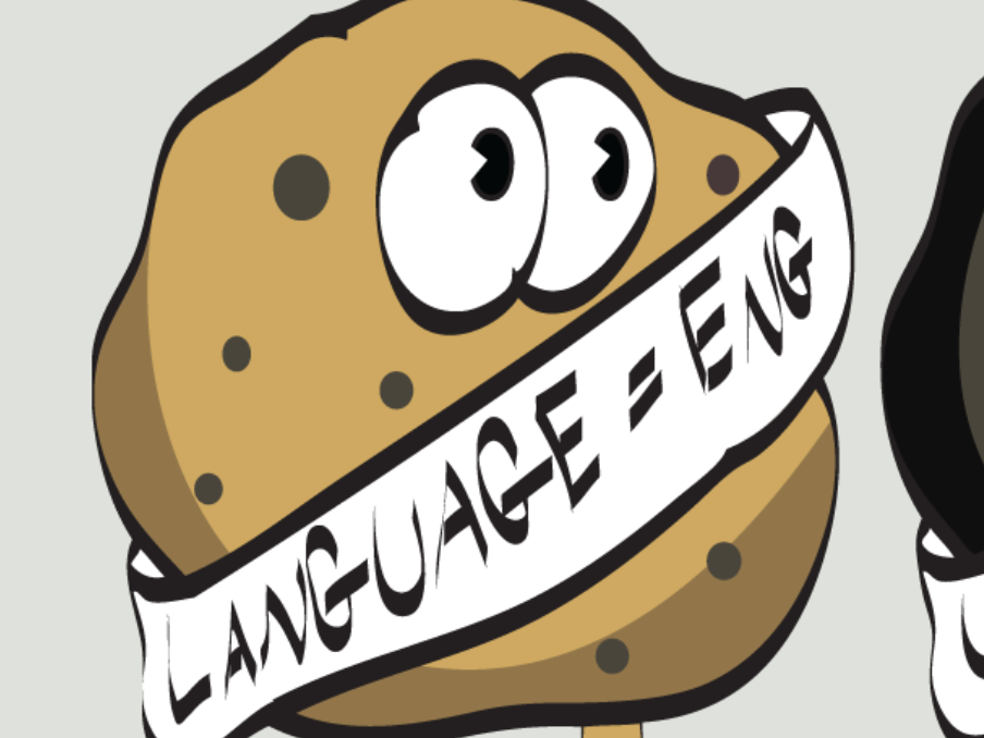 Image of a cookie wearing a sash. 